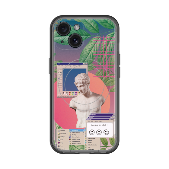 スリムプロテクションプレミアムケース with MagSafe［ vapor wave ］
