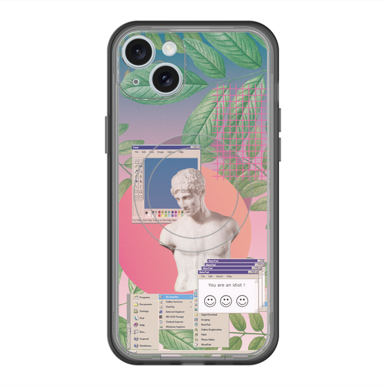 スリムプロテクションプレミアムケース with MagSafe［ vapor wave ］