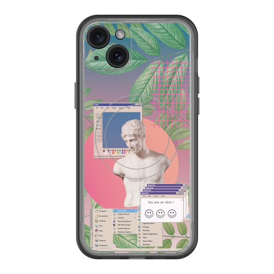 スリムプロテクションプレミアムケース with MagSafe［ vapor wave ］