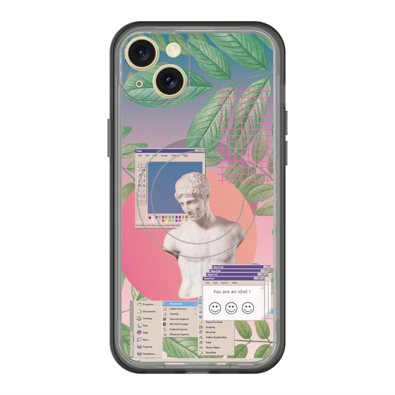 スリムプロテクションプレミアムケース with MagSafe［ vapor wave ］