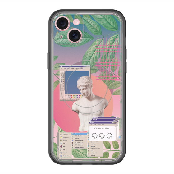 スリムプロテクションプレミアムケース with MagSafe［ vapor wave ］