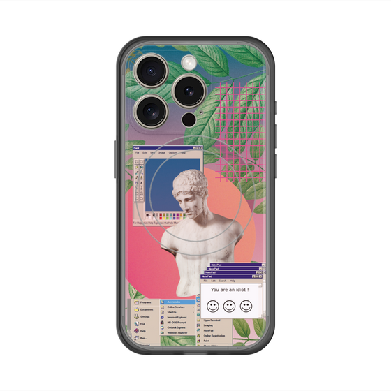 スリムプロテクションプレミアムケース with MagSafe［ vapor wave ］