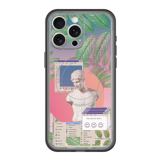 スリムプロテクションプレミアムケース with MagSafe［ vapor wave ］