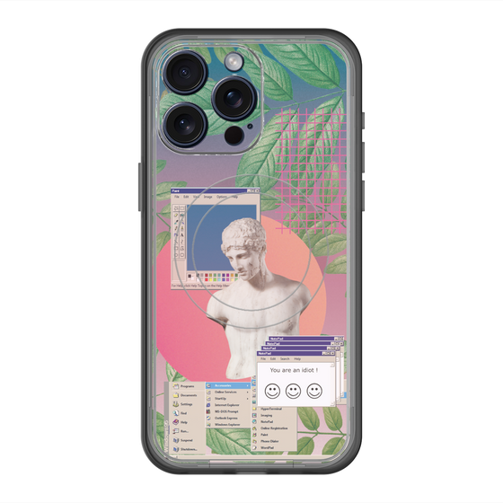 スリムプロテクションプレミアムケース with MagSafe［ vapor wave ］