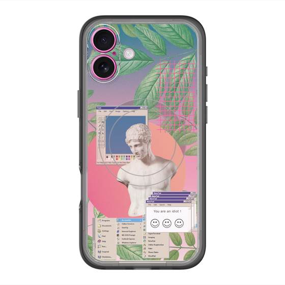 スリムプロテクションプレミアムケース with MagSafe［ vapor wave ］