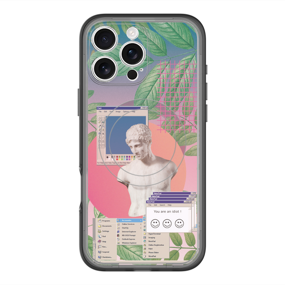 スリムプロテクションプレミアムケース with MagSafe［ vapor wave ］