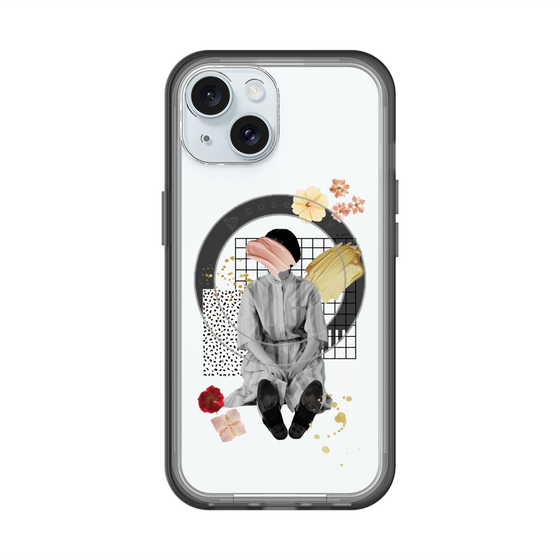 スリムプロテクションプレミアムケース with MagSafe［ Spring Picnic with Flowers ］