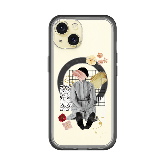 スリムプロテクションプレミアムケース with MagSafe［ Spring Picnic with Flowers ］