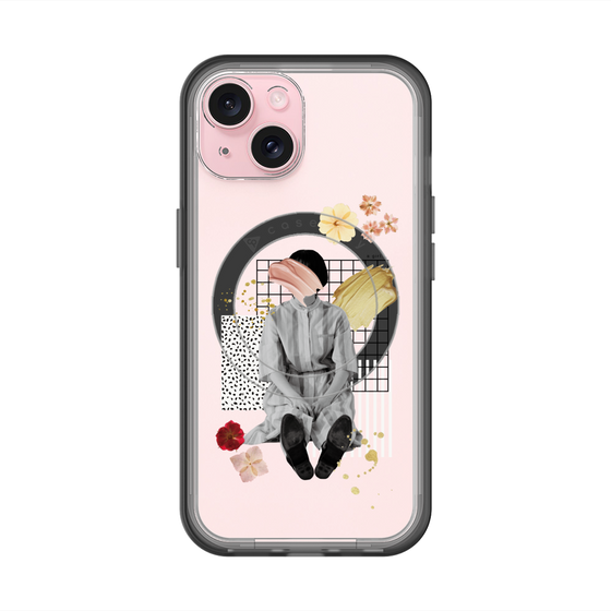 スリムプロテクションプレミアムケース with MagSafe［ Spring Picnic with Flowers ］