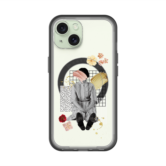 スリムプロテクションプレミアムケース with MagSafe［ Spring Picnic with Flowers ］
