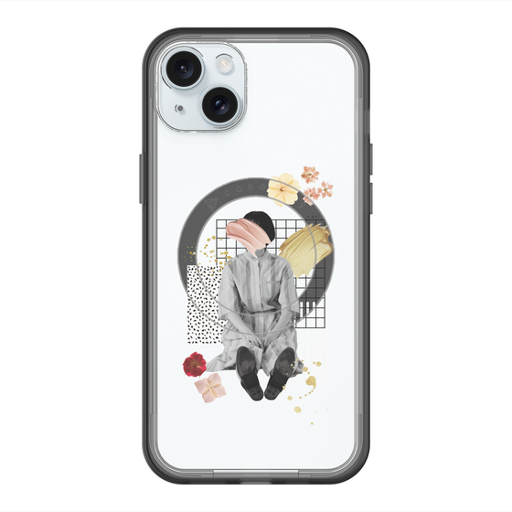 スリムプロテクションプレミアムケース with MagSafe［ Spring Picnic with Flowers ］
