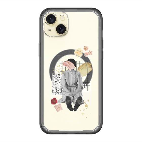 スリムプロテクションプレミアムケース with MagSafe［ Spring Picnic with Flowers ］