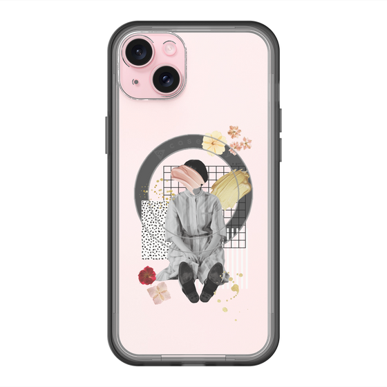 スリムプロテクションプレミアムケース with MagSafe［ Spring Picnic with Flowers ］