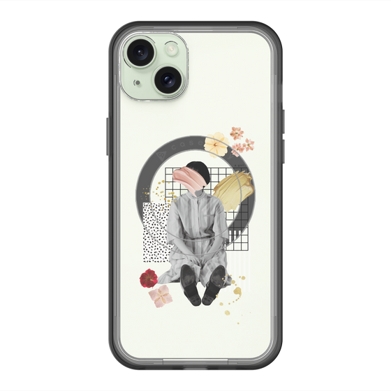スリムプロテクションプレミアムケース with MagSafe［ Spring Picnic with Flowers ］