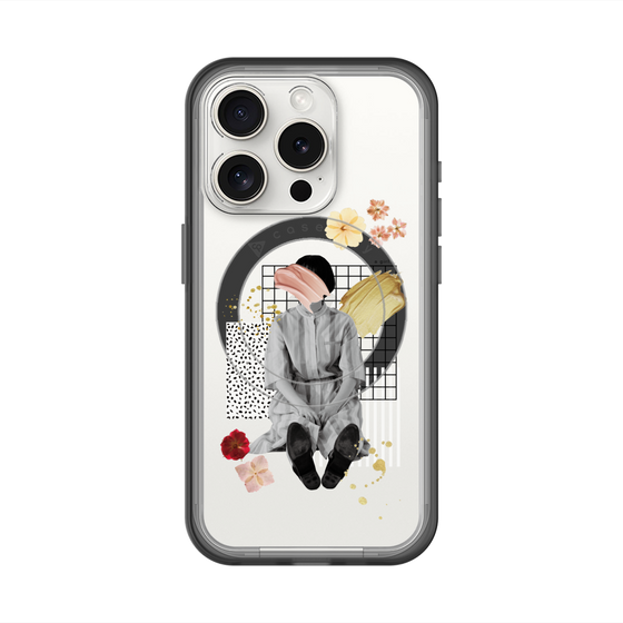 スリムプロテクションプレミアムケース with MagSafe［ Spring Picnic with Flowers ］