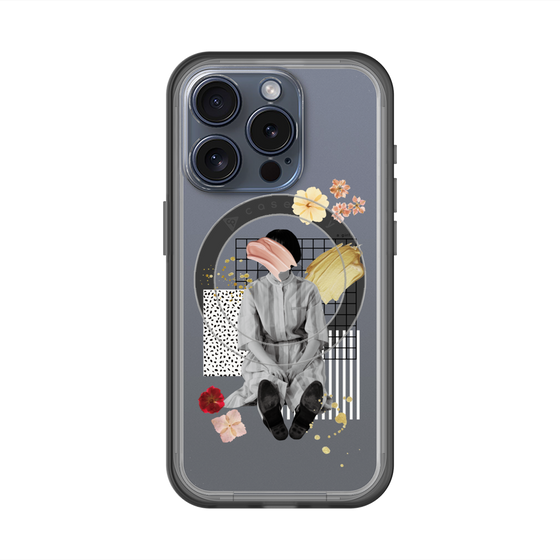 スリムプロテクションプレミアムケース with MagSafe［ Spring Picnic with Flowers ］