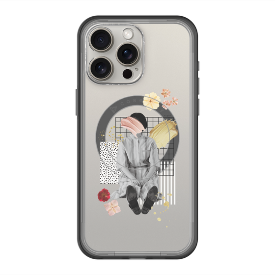 スリムプロテクションプレミアムケース with MagSafe［ Spring Picnic with Flowers ］
