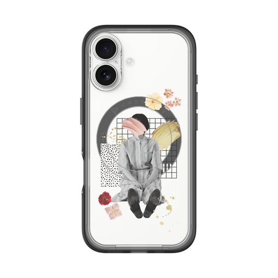 スリムプロテクションプレミアムケース with MagSafe［ Spring Picnic with Flowers ］