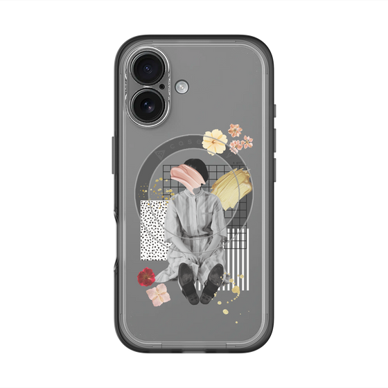 スリムプロテクションプレミアムケース with MagSafe［ Spring Picnic with Flowers ］