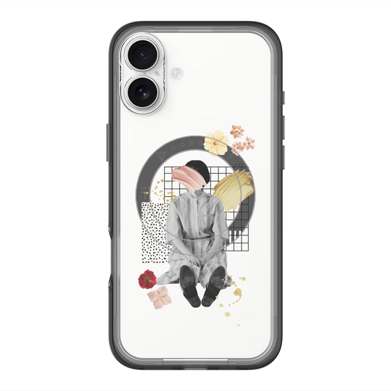 スリムプロテクションプレミアムケース with MagSafe［ Spring Picnic with Flowers ］