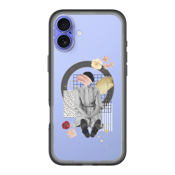 スリムプロテクションプレミアムケース with MagSafe［ Spring Picnic with Flowers ］