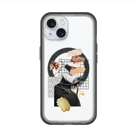 スリムプロテクションプレミアムケース with MagSafe［ Artistic Fall in Beige ］