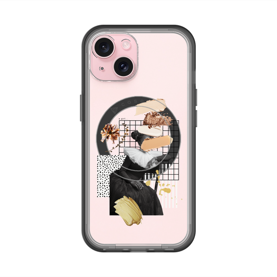 スリムプロテクションプレミアムケース with MagSafe［ Artistic Fall in Beige ］