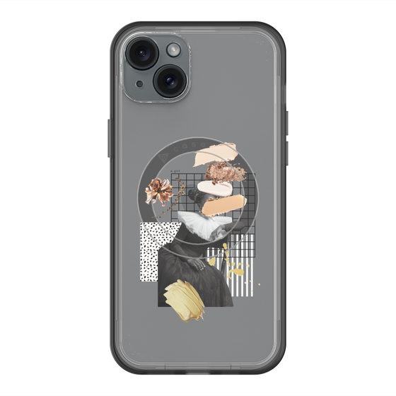スリムプロテクションプレミアムケース with MagSafe［ Artistic Fall in Beige ］