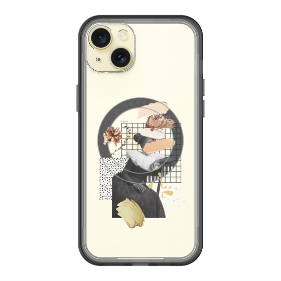 スリムプロテクションプレミアムケース with MagSafe［ Artistic Fall in Beige ］