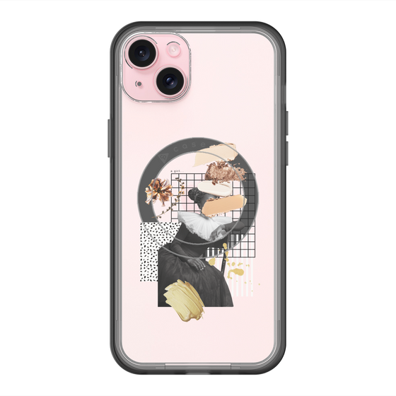 スリムプロテクションプレミアムケース with MagSafe［ Artistic Fall in Beige ］