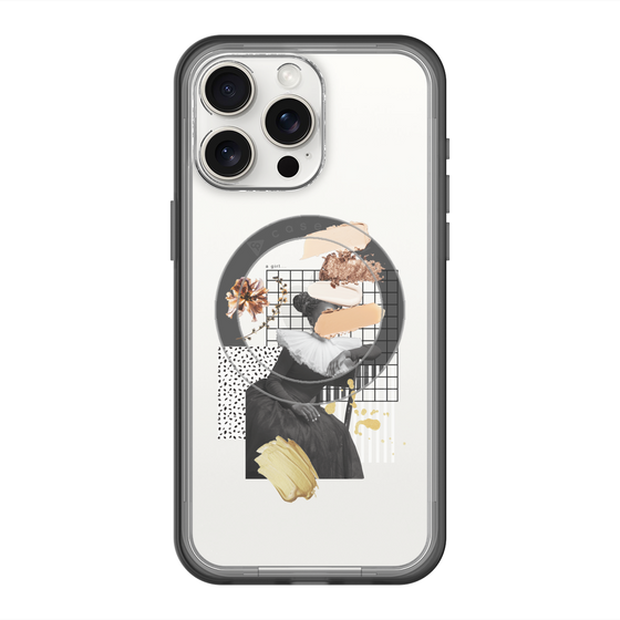 スリムプロテクションプレミアムケース with MagSafe［ Artistic Fall in Beige ］