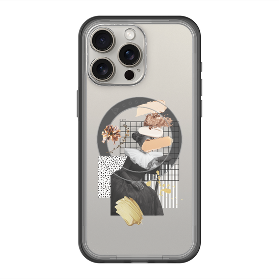 スリムプロテクションプレミアムケース with MagSafe［ Artistic Fall in Beige ］
