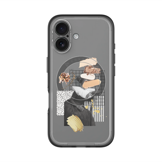 スリムプロテクションプレミアムケース with MagSafe［ Artistic Fall in Beige ］