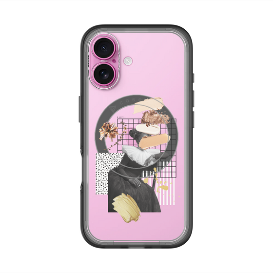 スリムプロテクションプレミアムケース with MagSafe［ Artistic Fall in Beige ］