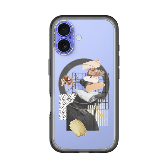 スリムプロテクションプレミアムケース with MagSafe［ Artistic Fall in Beige ］
