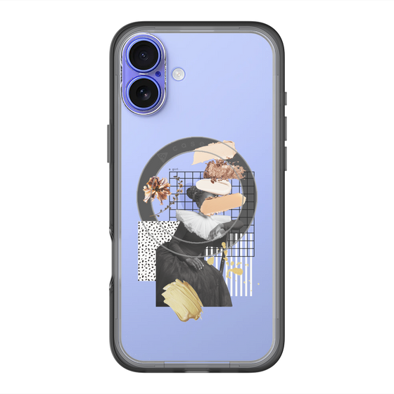 スリムプロテクションプレミアムケース with MagSafe［ Artistic Fall in Beige ］