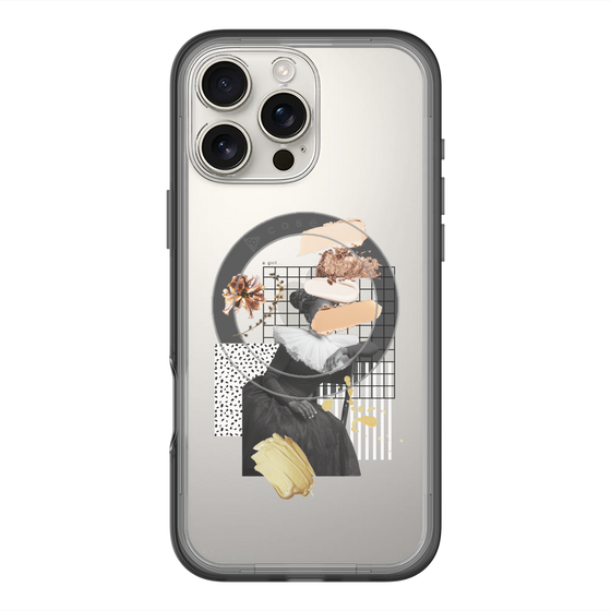 スリムプロテクションプレミアムケース with MagSafe［ Artistic Fall in Beige ］