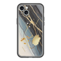 スリムプロテクションプレミアムケース with MagSafe［ Marble Nuance Painting Black ］