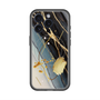 スリムプロテクションプレミアムケース with MagSafe［ Marble Nuance Painting Black ］