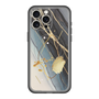 スリムプロテクションプレミアムケース with MagSafe［ Marble Nuance Painting Black ］