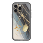 スリムプロテクションプレミアムケース with MagSafe［ Marble Nuance Painting Black ］
