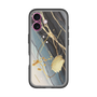 スリムプロテクションプレミアムケース with MagSafe［ Marble Nuance Painting Black ］