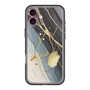 スリムプロテクションプレミアムケース with MagSafe［ Marble Nuance Painting Black ］