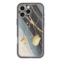 スリムプロテクションプレミアムケース with MagSafe［ Marble Nuance Painting Black ］
