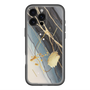 スリムプロテクションプレミアムケース with MagSafe［ Marble Nuance Painting Black ］
