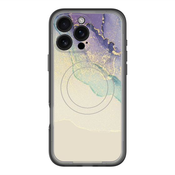 スリムプロテクションプレミアムケース with MagSafe［ Marble Purple ］