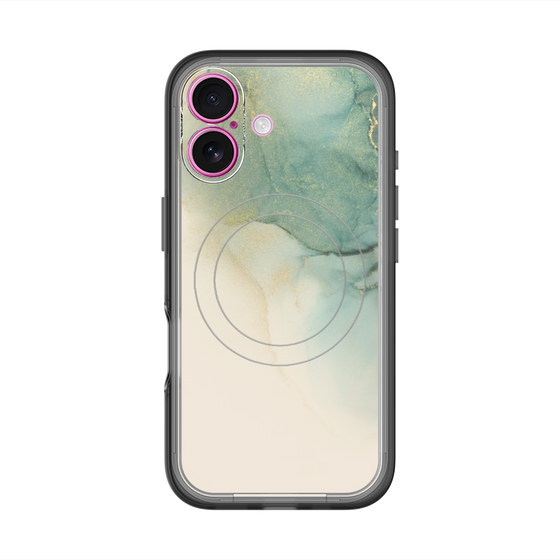 スリムプロテクションプレミアムケース with MagSafe［ Marble Green ］