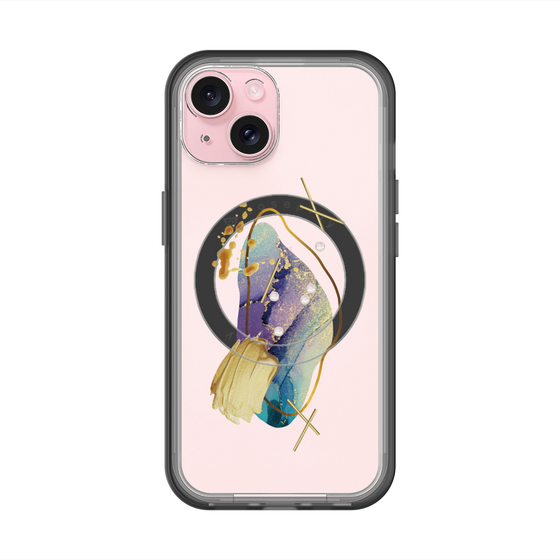 スリムプロテクションプレミアムケース with MagSafe［ Nuance Painting Blue ］