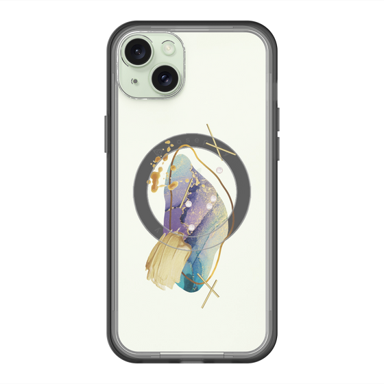 スリムプロテクションプレミアムケース with MagSafe［ Nuance Painting Blue ］