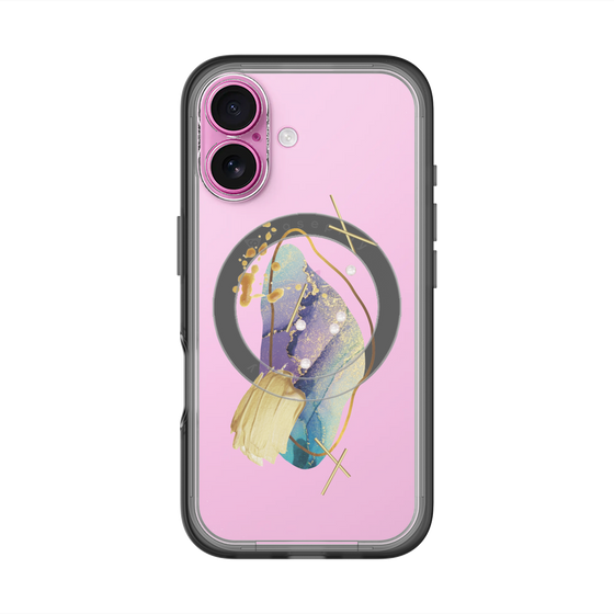 スリムプロテクションプレミアムケース with MagSafe［ Nuance Painting Blue ］